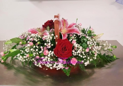 Rose & Lily Basket BSK04