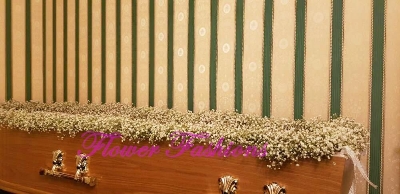 Gypsophila Casket Garland