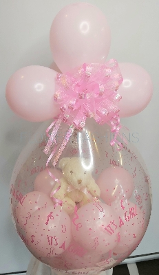 It's a Girl Baby Balloon Giftb Set